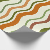 Clay Algae Waves Geschenkpapier (Ecke)