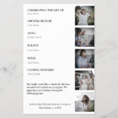 Clay Beeral Script Feier zum Lebensbudget Flyer (Hinten)