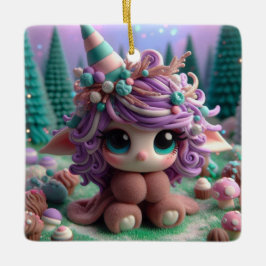 Clay Birthday Creature Keramikornament