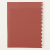 Clay Brown Floral Cowgirl Boots Planer (Rückseite)