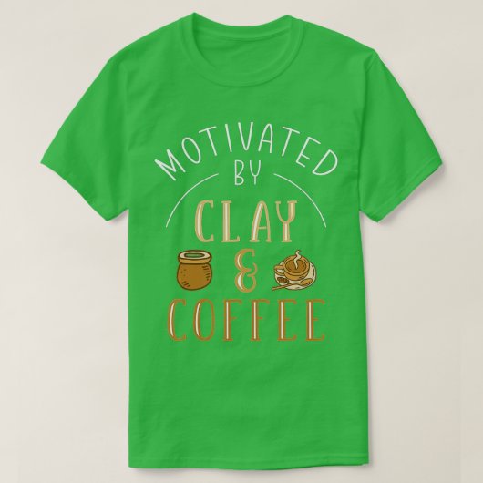 Clay & Coffee Potterie T-Shirt (Design vorne)