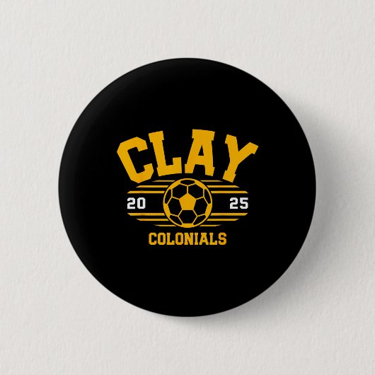 Clay Colonials Fußball Byll 2025 Button (Vorderseite)