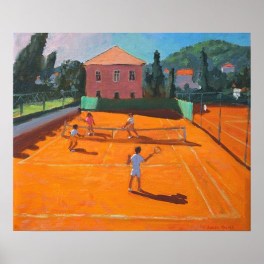 Clay Court Tennis Lapad Kroatien 2012 Poster (Vorne)