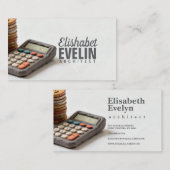 Clay-Crafted Financial Tools Visitenkarte (Vorne/Hinten)