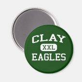 Clay - Eagles - Clay High School - Oregon Ohio Magnet (Vorderseite/Rückseite)