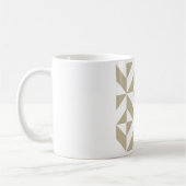 Clay Geometric Deko Cube Pattern Kaffeetasse (Links)