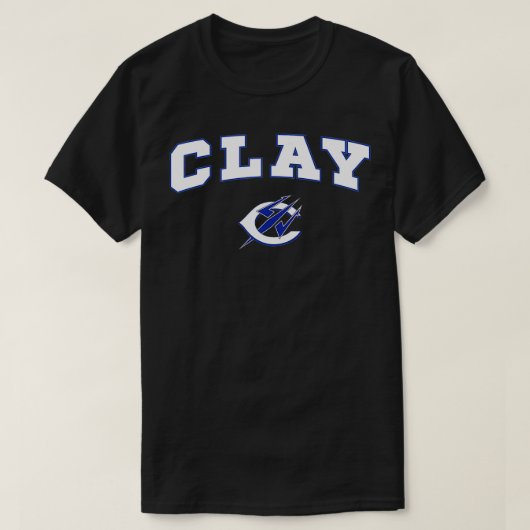 Clay High School Blue Devils T-Shirt (Design vorne)