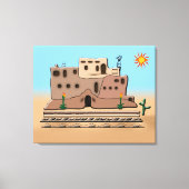 Clay House Canvas Print Leinwanddruck (Vorderseite)