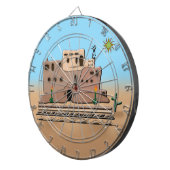 Clay House Dartscheibe (Vorderseite rechts)