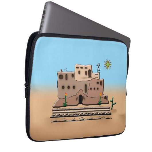 Clay House Laptopschutzhülle (Vorne Rechts)