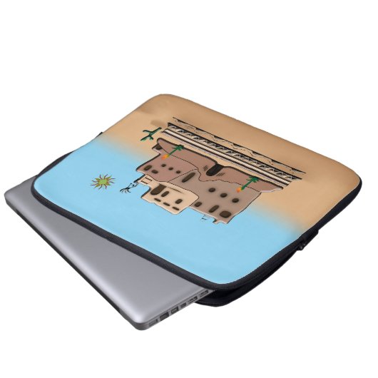 Clay House Laptopschutzhülle (Vorne Knopf)