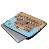 Clay House Laptopschutzhülle (Vorne Knopf)
