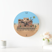 Clay House Large Clock Große Wanduhr (Zuhause)