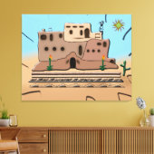 Clay House Leinwanddruck (Insitu (Wohnzimmer))