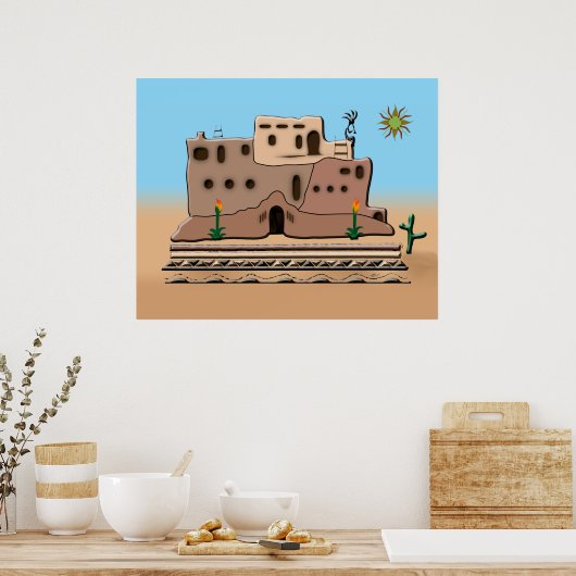 Clay House Poster (Küche)