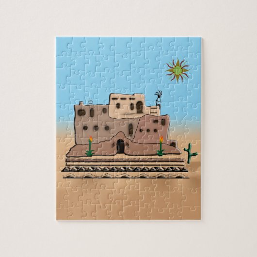 Clay House Puzzle (Vertikal)