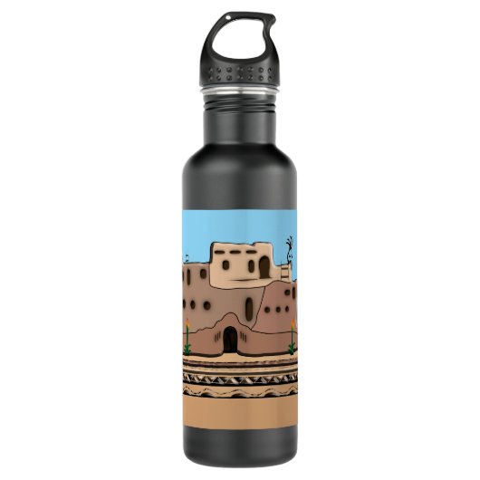 Clay House Trinkflasche (Vorderseite)