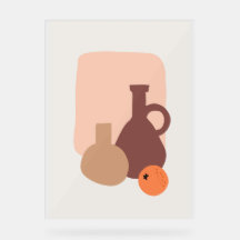 Clay Jars und Orange