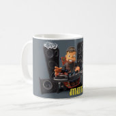 Clay Kids - Motorische graue Tasse (Vorderseite Links)