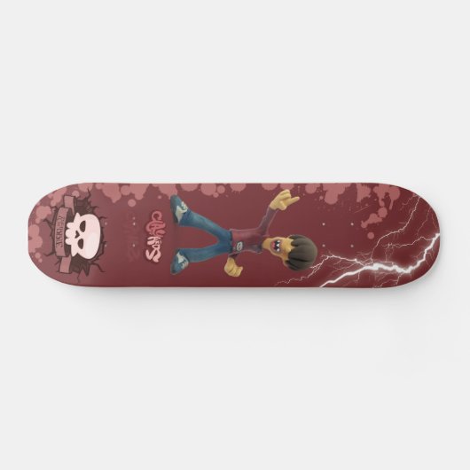 Clay Kids - Skateboard Robbie (Horizontal)