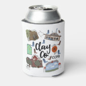 Clay-Landkreis Dosenkühler (Kanne Rückseite)