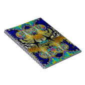 CLAY ~ mehrfarbiges Fraktal Notizblock (Rechte Seite)