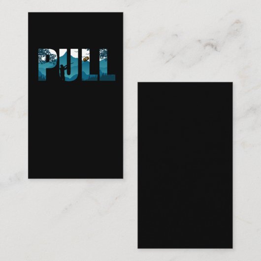 Clay Pigeon Shooting Clay Pigeons Shooter Visitenkarte (Vorne/Hinten)