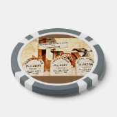 Clay-Poker-Chips "Grabstein" Pokerchips (Einzeln)
