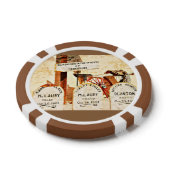 Clay-Poker-Chips "Grabstein" Pokerchips (Oberseite)