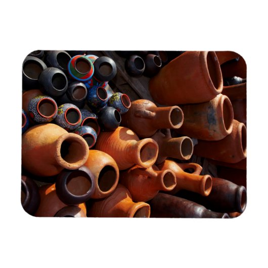 Clay Pots, Hazyview, Mpumalanga, Südafrika Magnet (Horizontal)