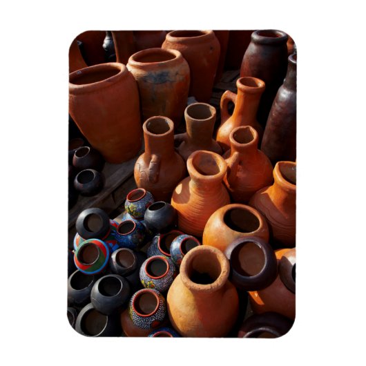 Clay Pots, Hazyview, Mpumalanga, Südafrika Magnet (Vertikal)