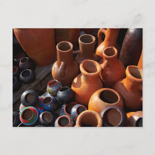 Clay Pots, Hazyview, Mpumalanga, Südafrika Postkarte (Vorderseite)