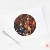 Clay Pots, Hazyview, Mpumalanga, Südafrika Runder Aufkleber (Umschlag)