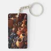 Clay Pots, Hazyview, Mpumalanga, Südafrika Schlüsselanhänger (Rückseite)