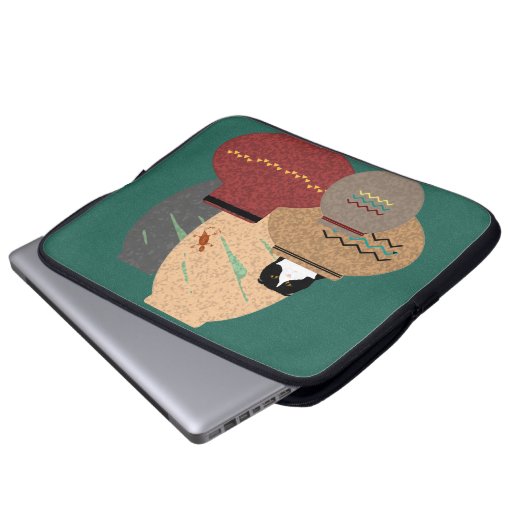 Clay Pots Laptop Sleeve (Vorne Knopf)