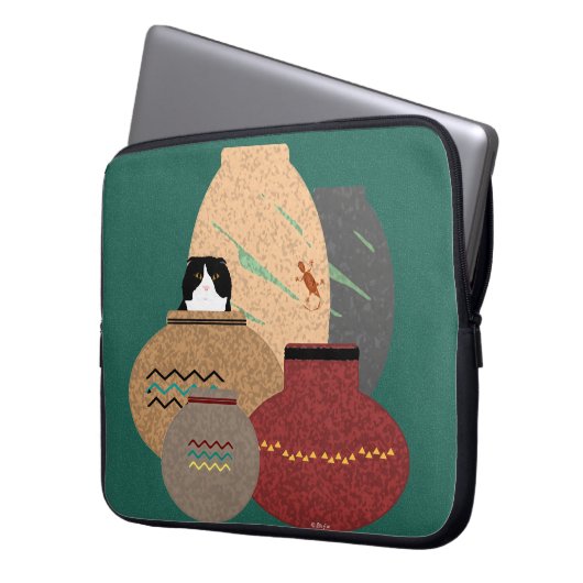Clay Pots Laptop Sleeve (Vorderseite Links)