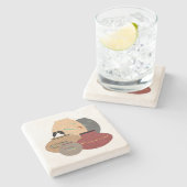 Clay Pots Stone Untersetzer (Seitenansicht)