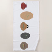 Clay Pots Strandtuch (Vorderseite)