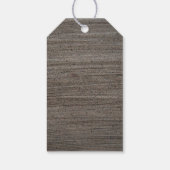 Clay Safari Giraffe, Rustikale Hochzeit Geschenkanhänger (Rückseite)