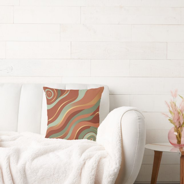 Clay & Sage Welle Kissen (Liege)