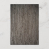 Clay Seepferd Beach Hochzeitdetails Begleitkarte (Rückseite)