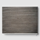 Clay Seepferd Beach Wedding Gästebuch (Rückseite)