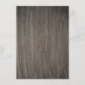 Clay Seepferd Beach Wedding Menu Menükarte (Rückseite)