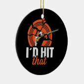 Clay Shooting Falle Shooting Keramik Ornament (Rechts)