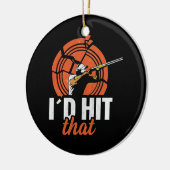 Clay Shooting Falle Shooting Keramik Ornament (Links)