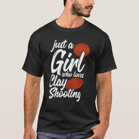 Clay Shooting Trap Girls Shooter-Trap T-Shirt (Vorderseite)