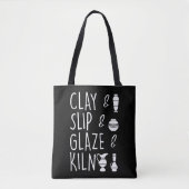 Clay Slip Glaze Kiln Potterie Keramik Tasche (Vorderseite)