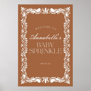 Clay Talavera Spanish Fiesta Baby Sprinkle Willkom Poster