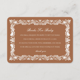 Clay Talavera Tile Books Baby Einladung Beilage