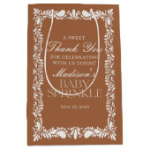 Clay Talavera Tile Fiesta Baby Sprinkle Favoriten Mittlere Geschenktüte (Vorderseite)